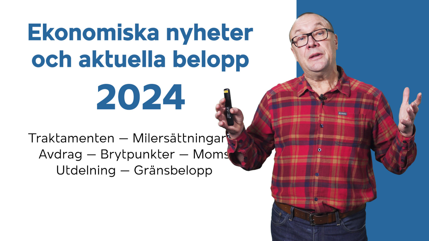 Ekonomiska nyheter och aktuella belopp 2024
